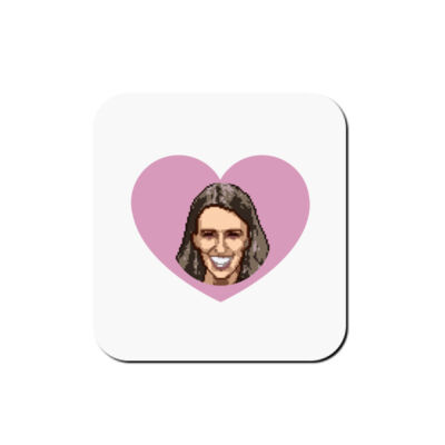 Heart Jacinda Ardern Coaster Thumbnail