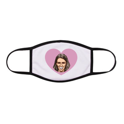 Heart Jacinda Ardern Mask Thumbnail
